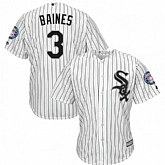 White Sox 3 Harold Baines White 2019 Hall of Fame Induction Patch Cool Base Jersey Dzhi,baseball caps,new era cap wholesale,wholesale hats
